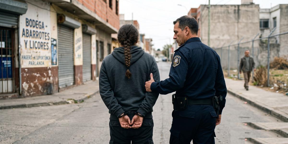 Joven arrestado